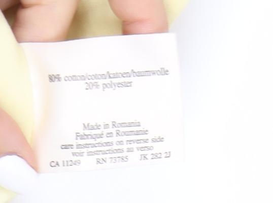 Laura Ashley Women's Yellow Casual Zip Jacket Size 16