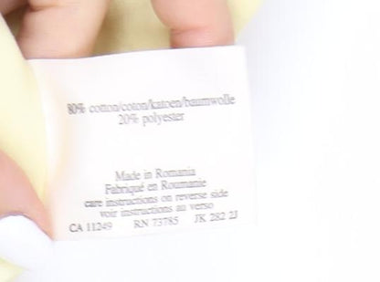 Laura Ashley Women's Yellow Casual Zip Jacket Size 16