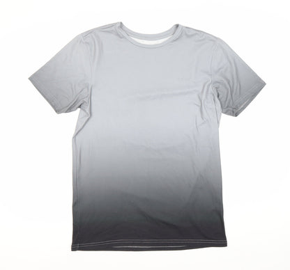 MAN Men’s Grey Crew Neck Short Sleeve T-Shirt - Size S