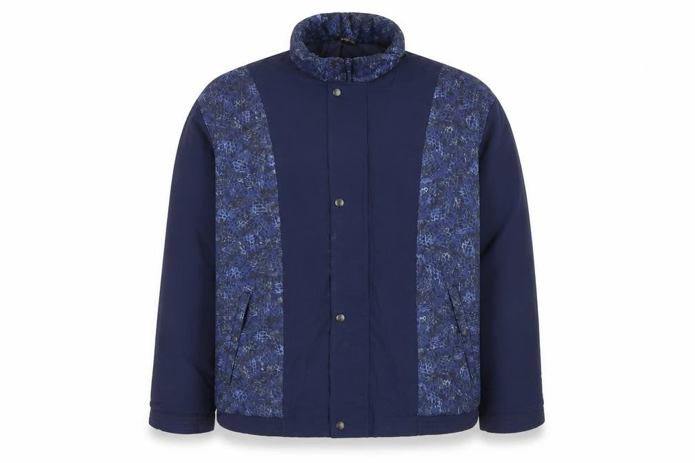 Mens UK Size S No Data Blue Basic Jacket