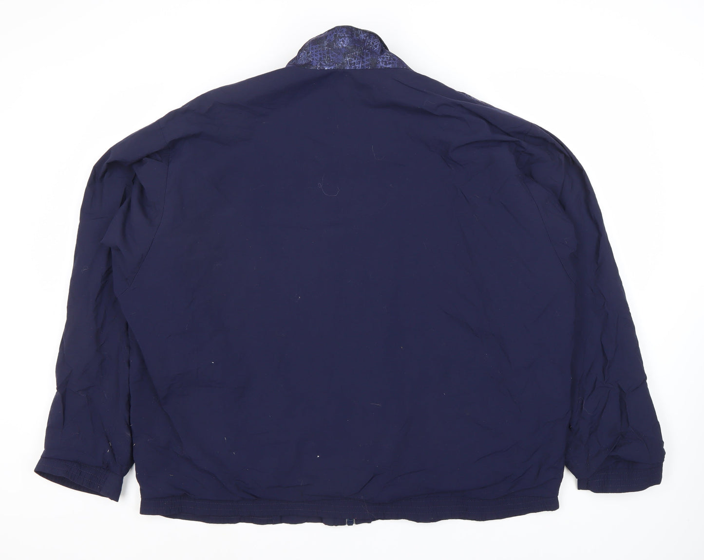 Mens UK Size S No Data Blue Basic Jacket