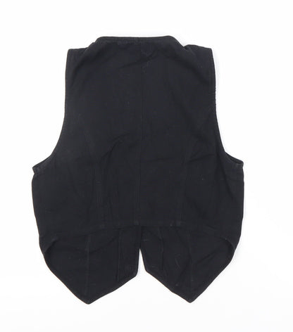 PrettyLittleThing Women's Black Waistcoat Size 8