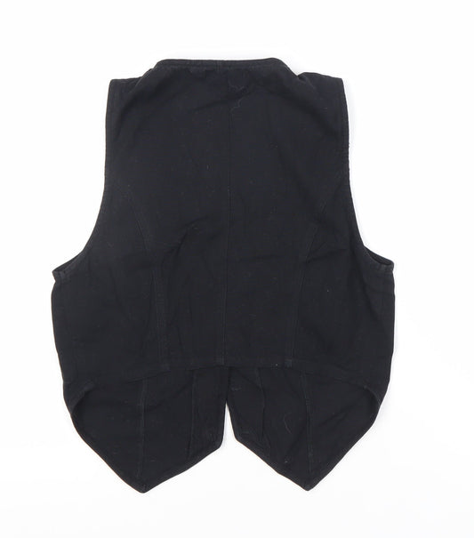 PrettyLittleThing Women's Black Waistcoat Size 8