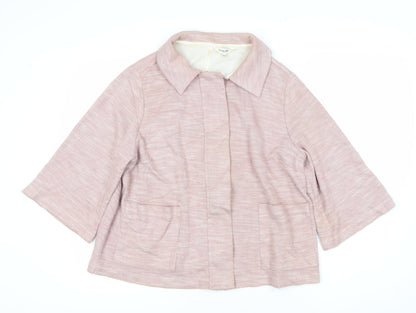 Womens UK Size 18 Simply Be Pink Basic Jacket