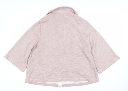 Womens UK Size 18 Simply Be Pink Basic Jacket