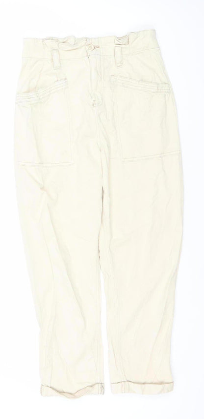 Topshop Women’s Beige Jeans Size 10