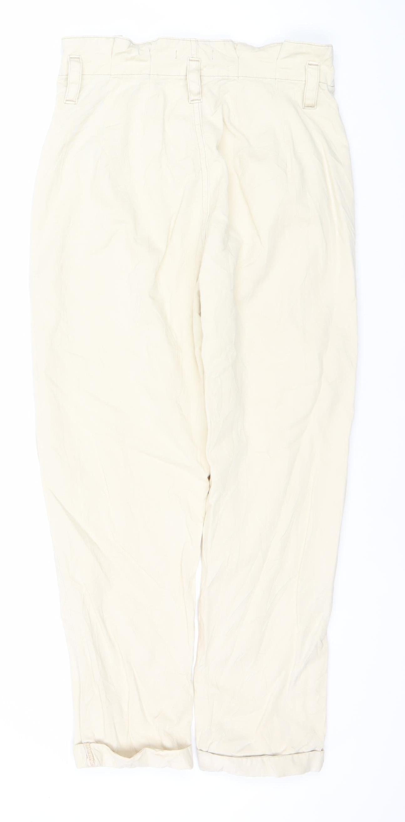 Topshop Women’s Beige Jeans Size 10