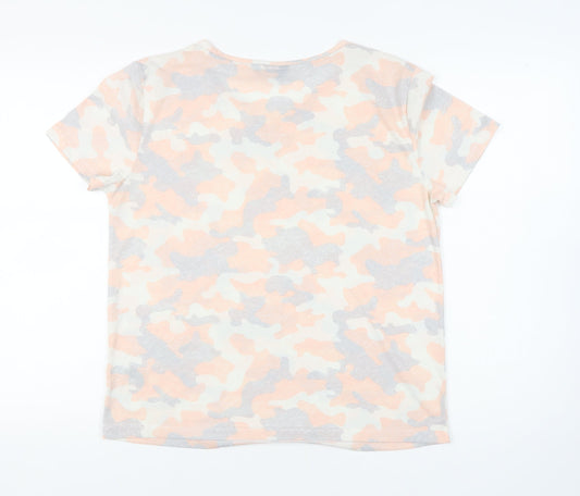 Womens UK Size 12 Marks and Spencer Multicoloured Basic T-Shirt