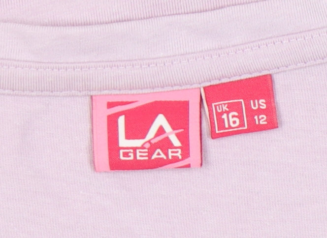 Womens UK Size 16 LA Gear Pink  T-Shirt