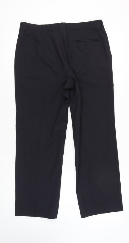 Marks and Spencer Men's Navy Trousers, Size 34