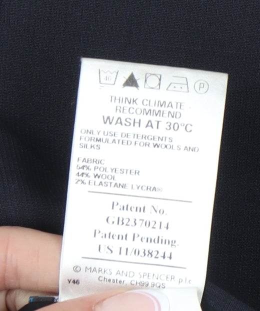 Marks and Spencer Men's Navy Trousers, Size 34