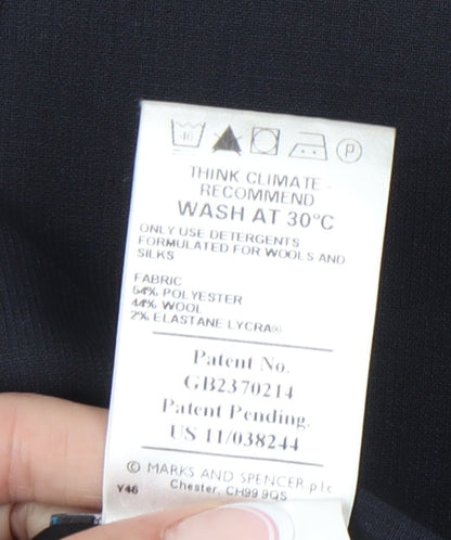 Marks and Spencer Men's Navy Trousers, Size 34