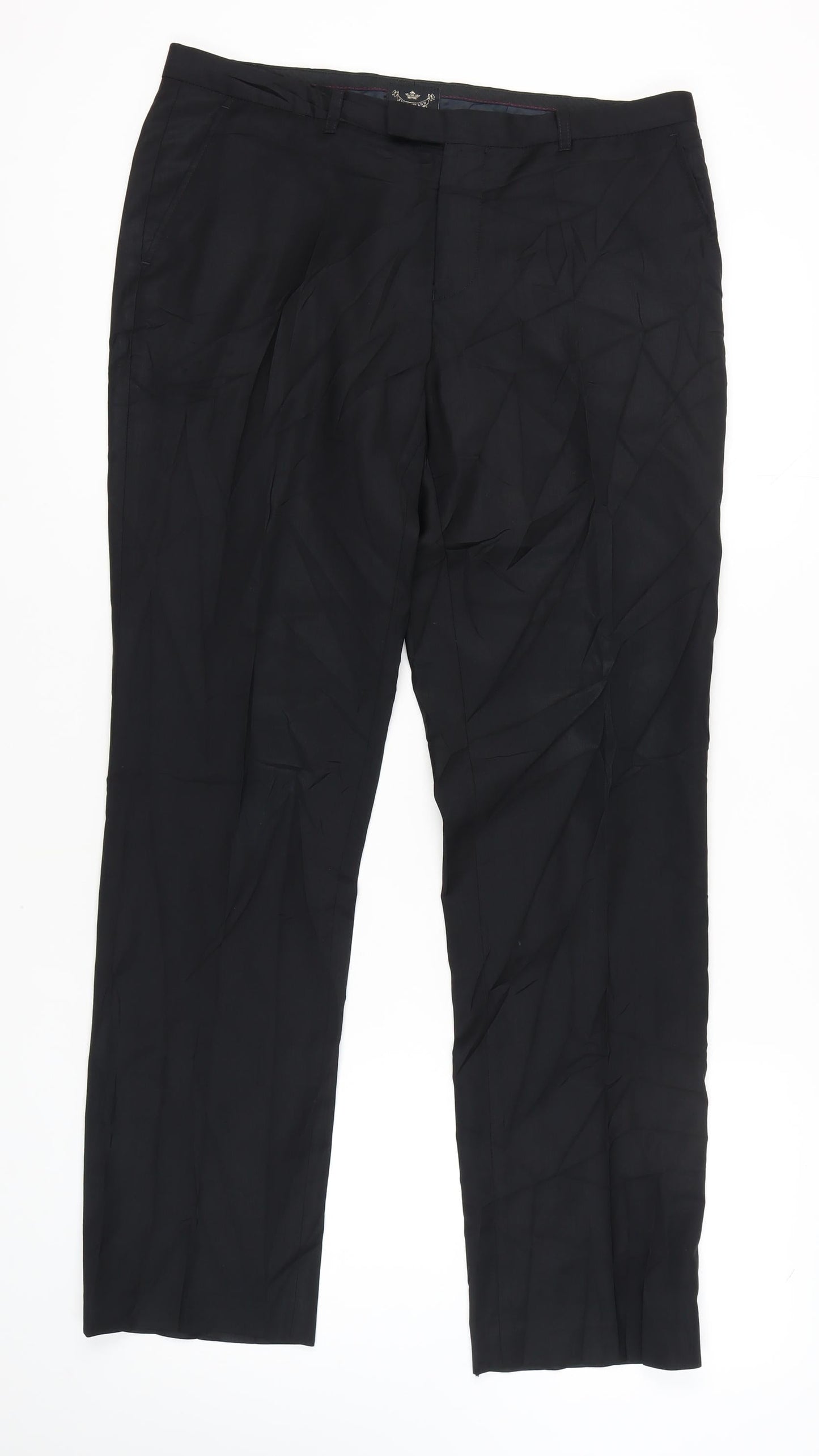 River Island Men's Black Trousers Size 34