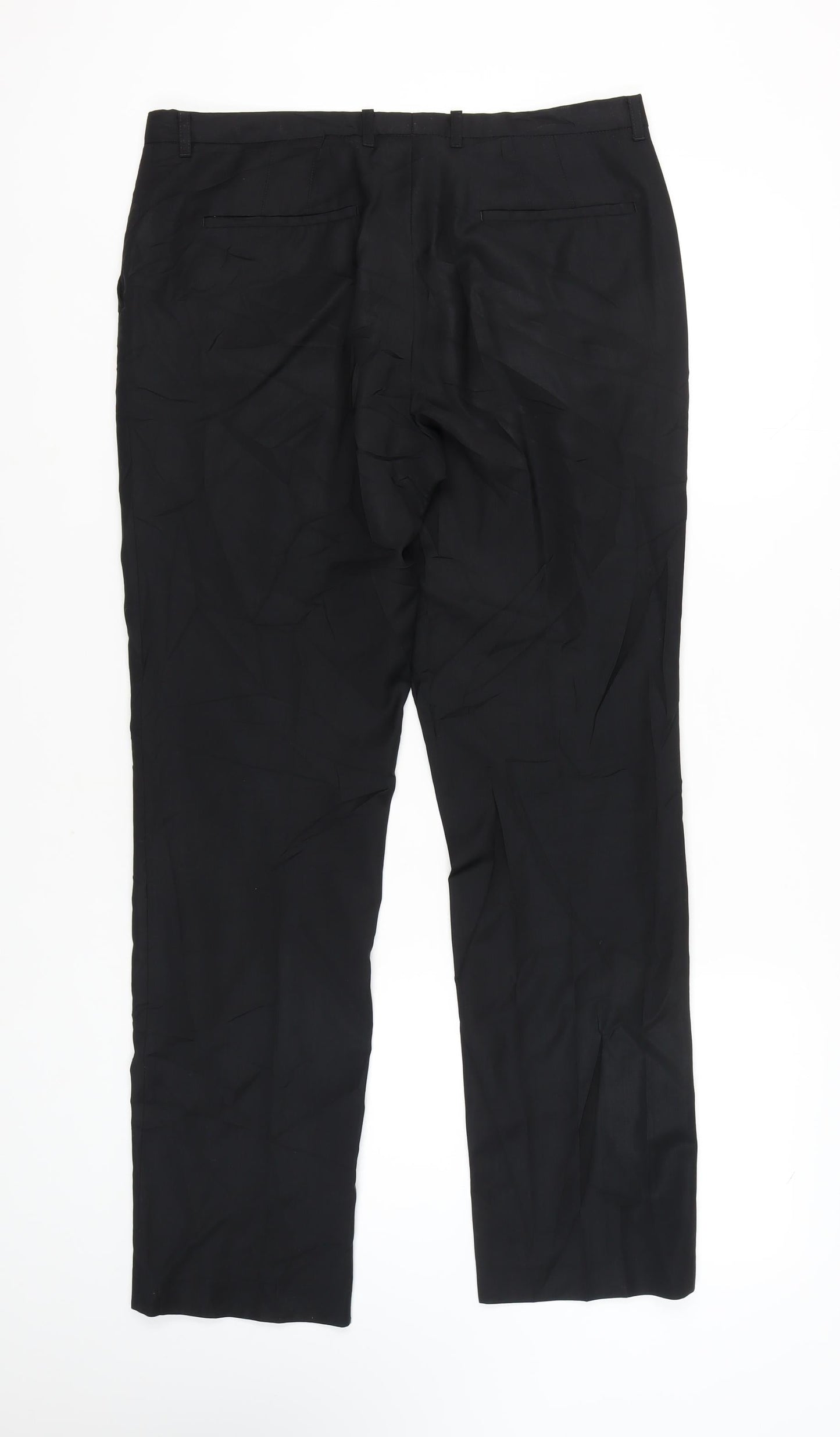 River Island Men's Black Trousers Size 34