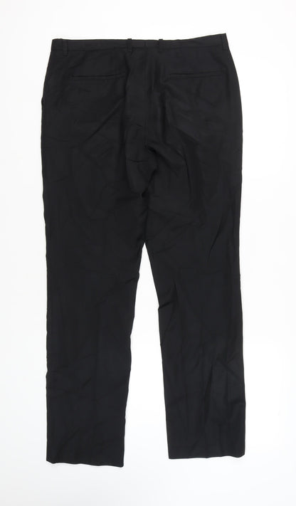 River Island Men's Black Trousers Size 34