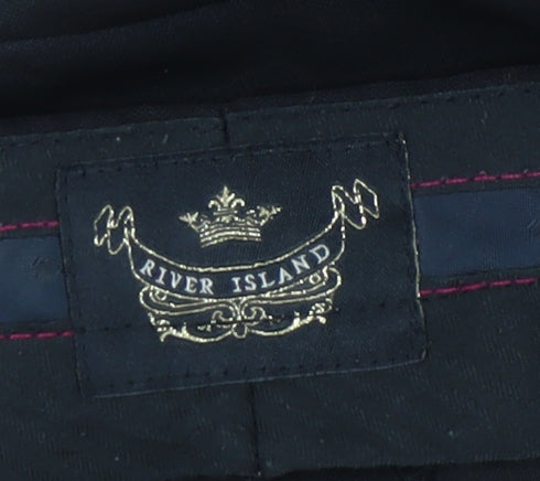 River Island Men's Black Trousers Size 34