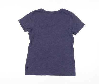 REI Women's Blue Graphic V-Neck T-Shirt - Size S