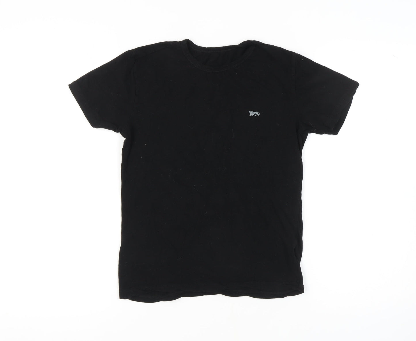 Unisex Adults UK Size S Lonsdale Black Basic T-Shirt