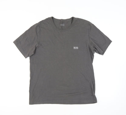 Mens UK Size L HUGO BOSS Grey  T-Shirt