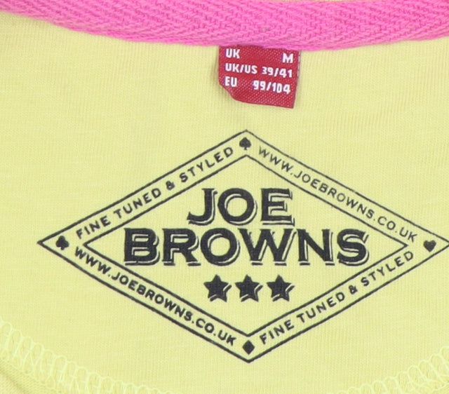 Joe Browns Men's Yellow Graphic Print T-Shirt M