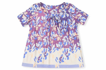 M&Co Women's Multicoloured Floral Top Size 18