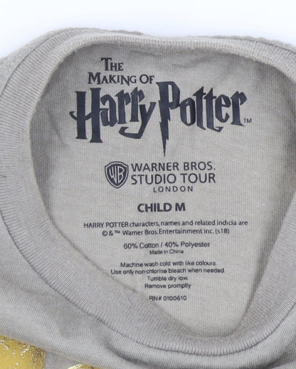 Warner Bros. Girls Grey Harry Potter Graphic T-Shirt M