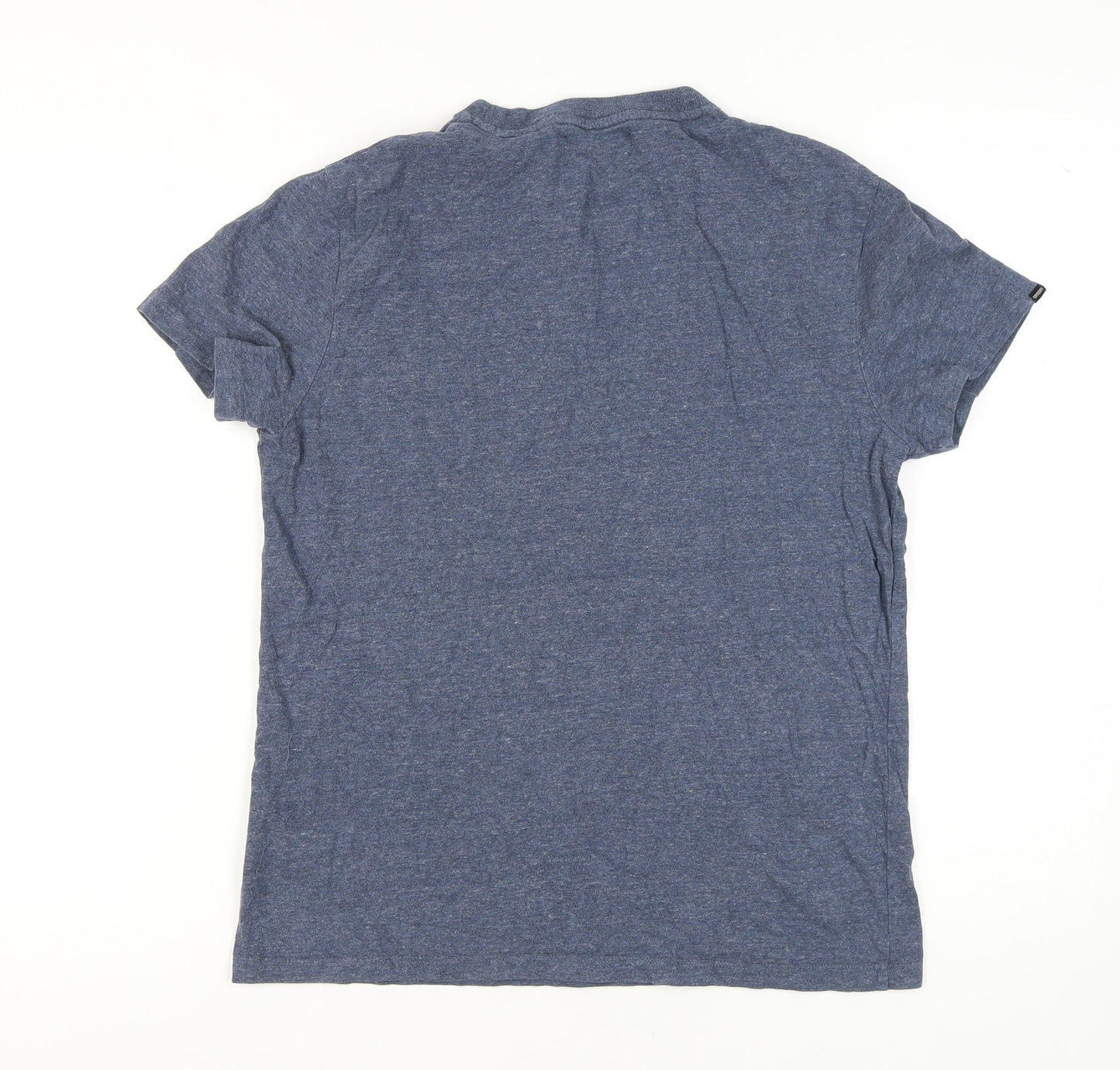 Superdry Men's Blue Crew Neck T-Shirt, Size M