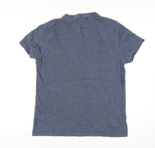 Superdry Men's Blue Crew Neck T-Shirt, Size M