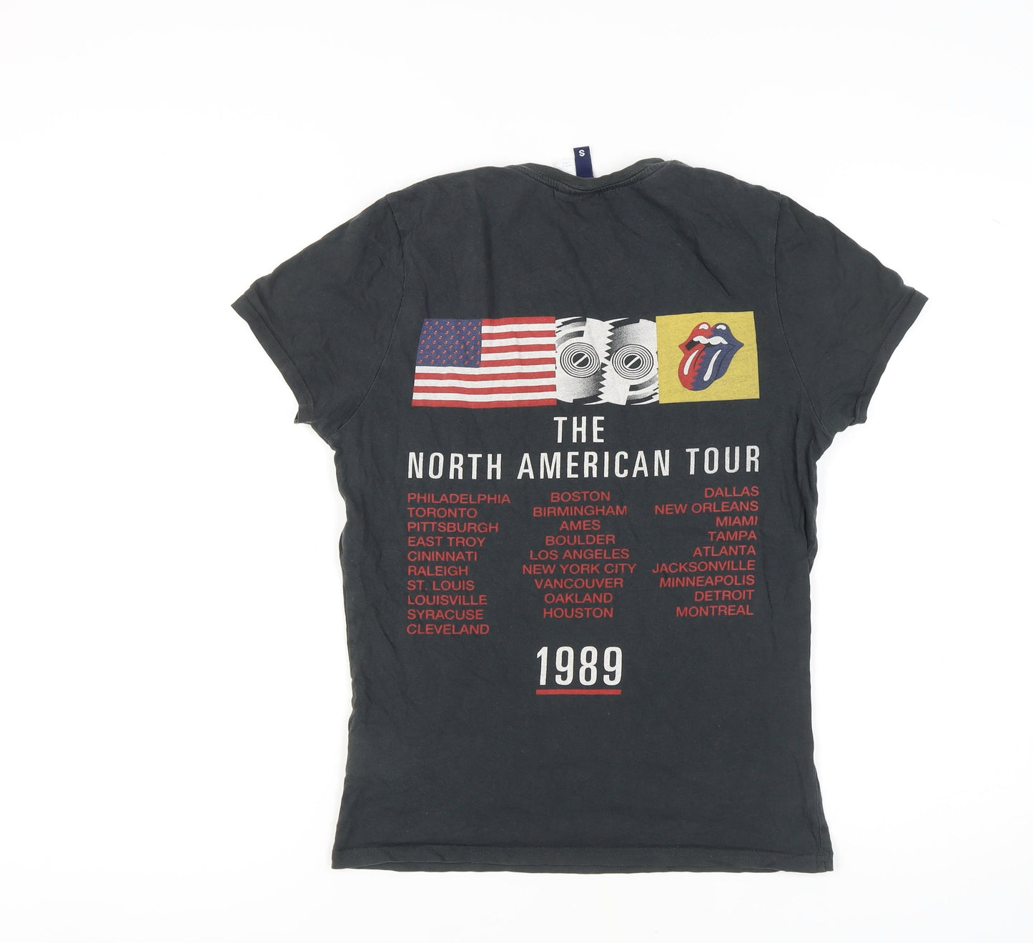 Womens UK Size S H&M Black  T-Shirt