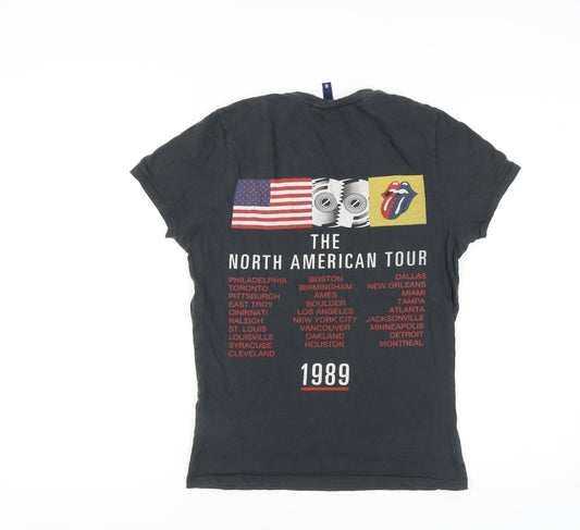 Womens UK Size S H&M Black  T-Shirt