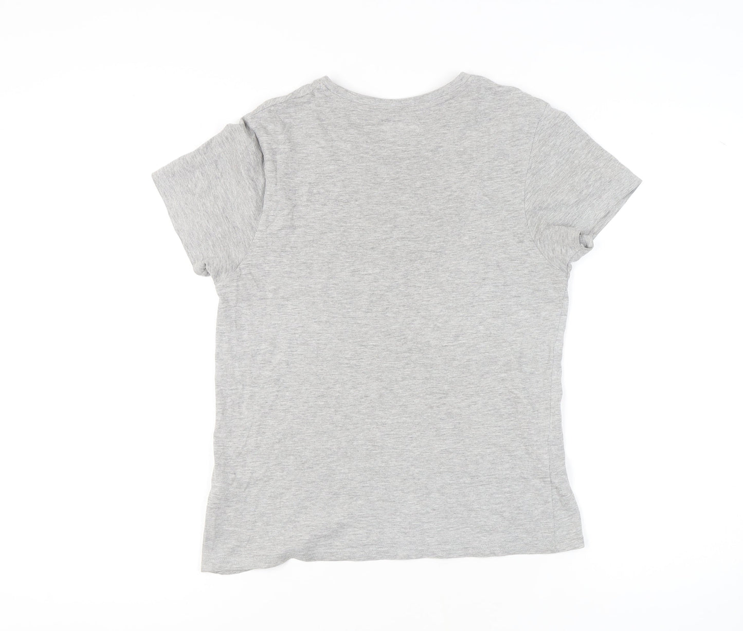 Womens UK Size 8 Lee Cooper Grey  T-Shirt