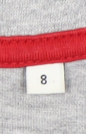 Womens UK Size 8 Lee Cooper Grey  T-Shirt