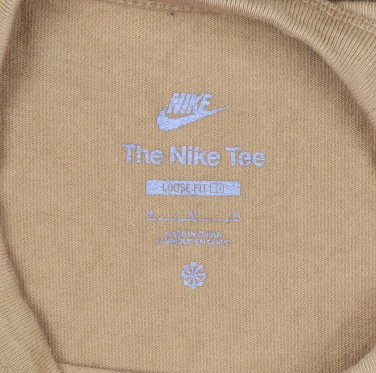Nike Men's Brown Relaxed Fit T-Shirt Size M
