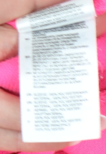 Adidas Pink Women's Full Zip Hoodie, Size L