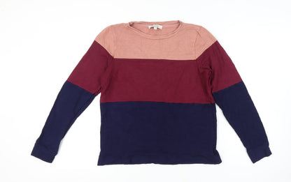 Womens UK Size S Oasis Multicoloured Basic T-Shirt