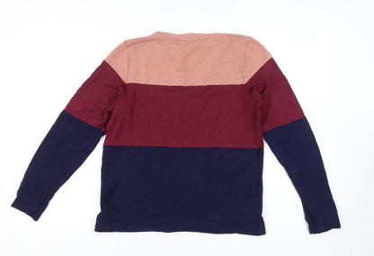 Womens UK Size S Oasis Multicoloured Basic T-Shirt