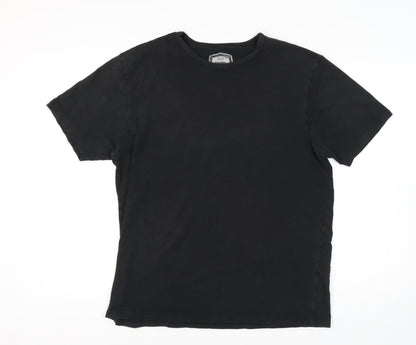 Mens UK Size 2XL Charles Wilson Black  T-Shirt
