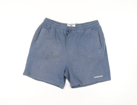 Lambretta Men's Blue Sweat Shorts Large