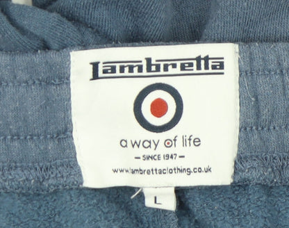 Lambretta Men's Blue Sweat Shorts Large