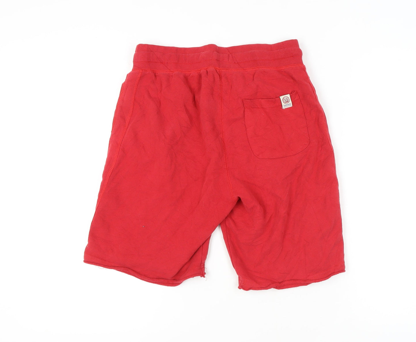Garage Men’s Red Sweat Shorts, Size L, Casual Wear