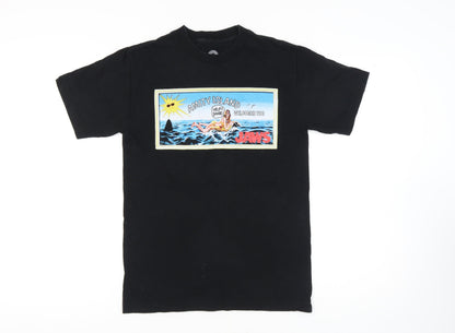 Rock Rebel Black Unisex Monsters T-Shirt S