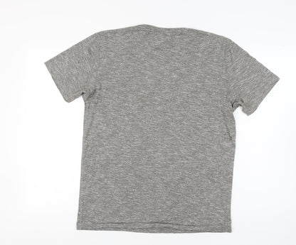 Next Men's Grey Graphic Print T-Shirt, Medium