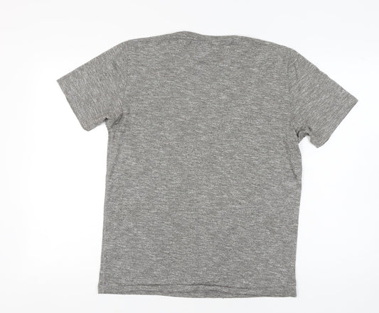 Next Men's Grey Graphic Print T-Shirt, Medium
