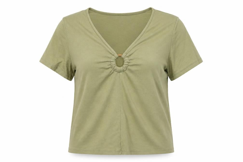 Womens UK Size L MNG Green  T-Shirt