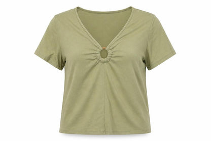 Womens UK Size L MNG Green  T-Shirt