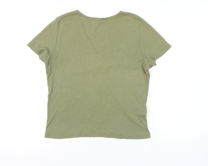Womens UK Size L MNG Green  T-Shirt