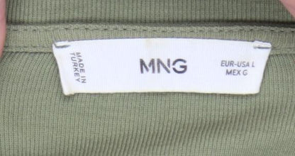 Womens UK Size L MNG Green  T-Shirt