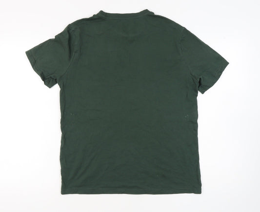 Tu Men's Green 'Guinness' Graphic Tee - M, Beer Style
