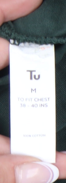 Tu Men's Green 'Guinness' Graphic Tee - M, Beer Style