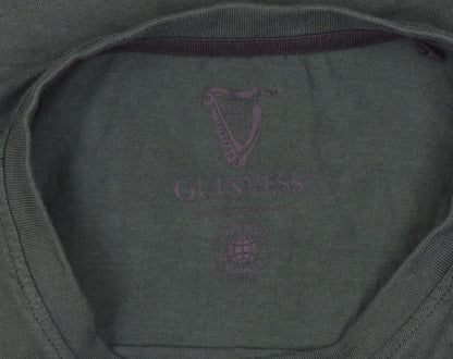 Tu Men's Green 'Guinness' Graphic Tee - M, Beer Style